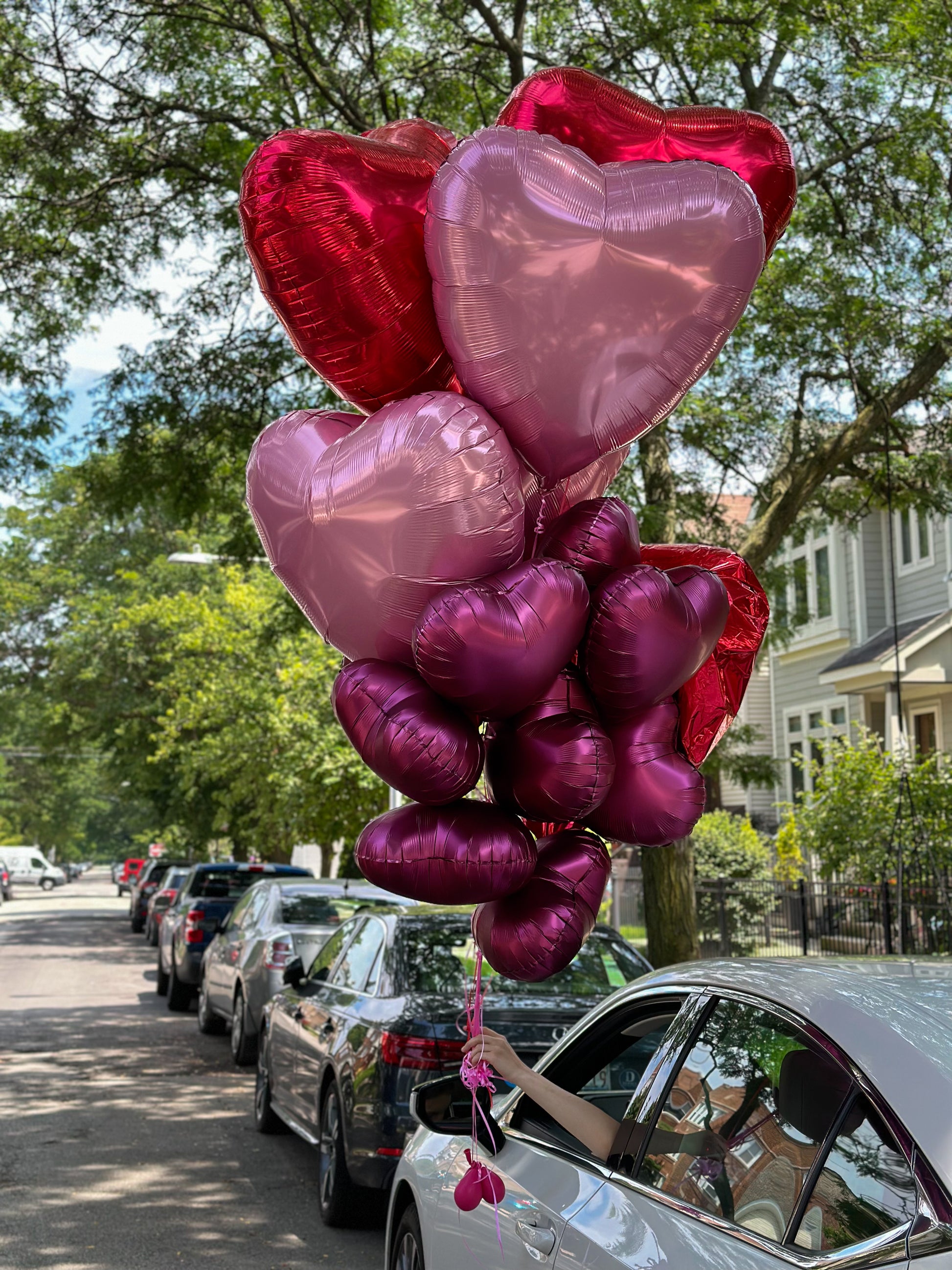 Giant Heart Shaped Balloon - Luna Flowers Denver