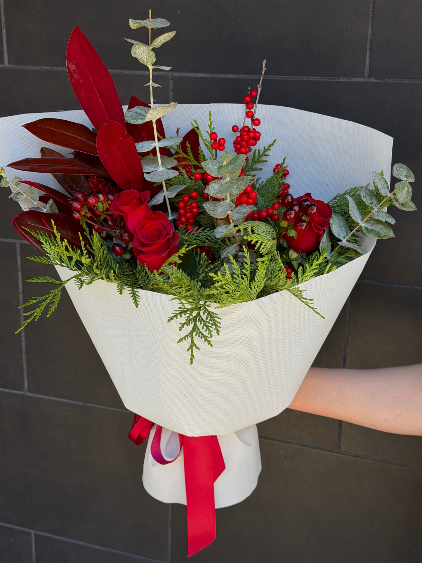 Winter Crimson Elegance