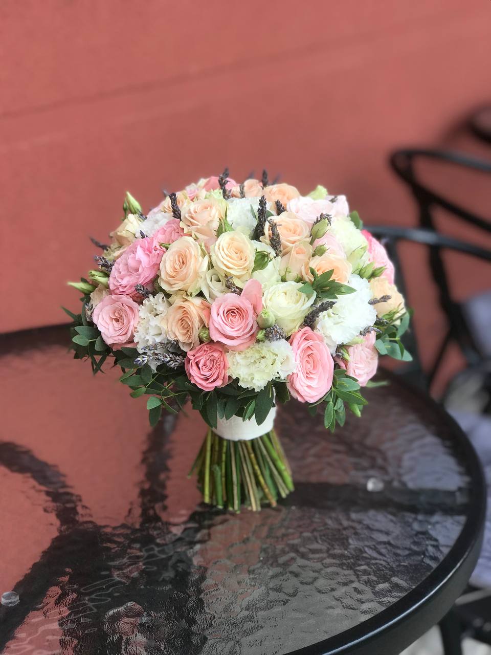 Elegant Fusion Wedding Bouquet - Luna Flowers Denver