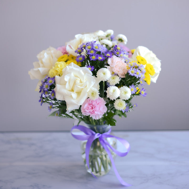 Hello Sunshine in a Vase - Luna Flowers Denver