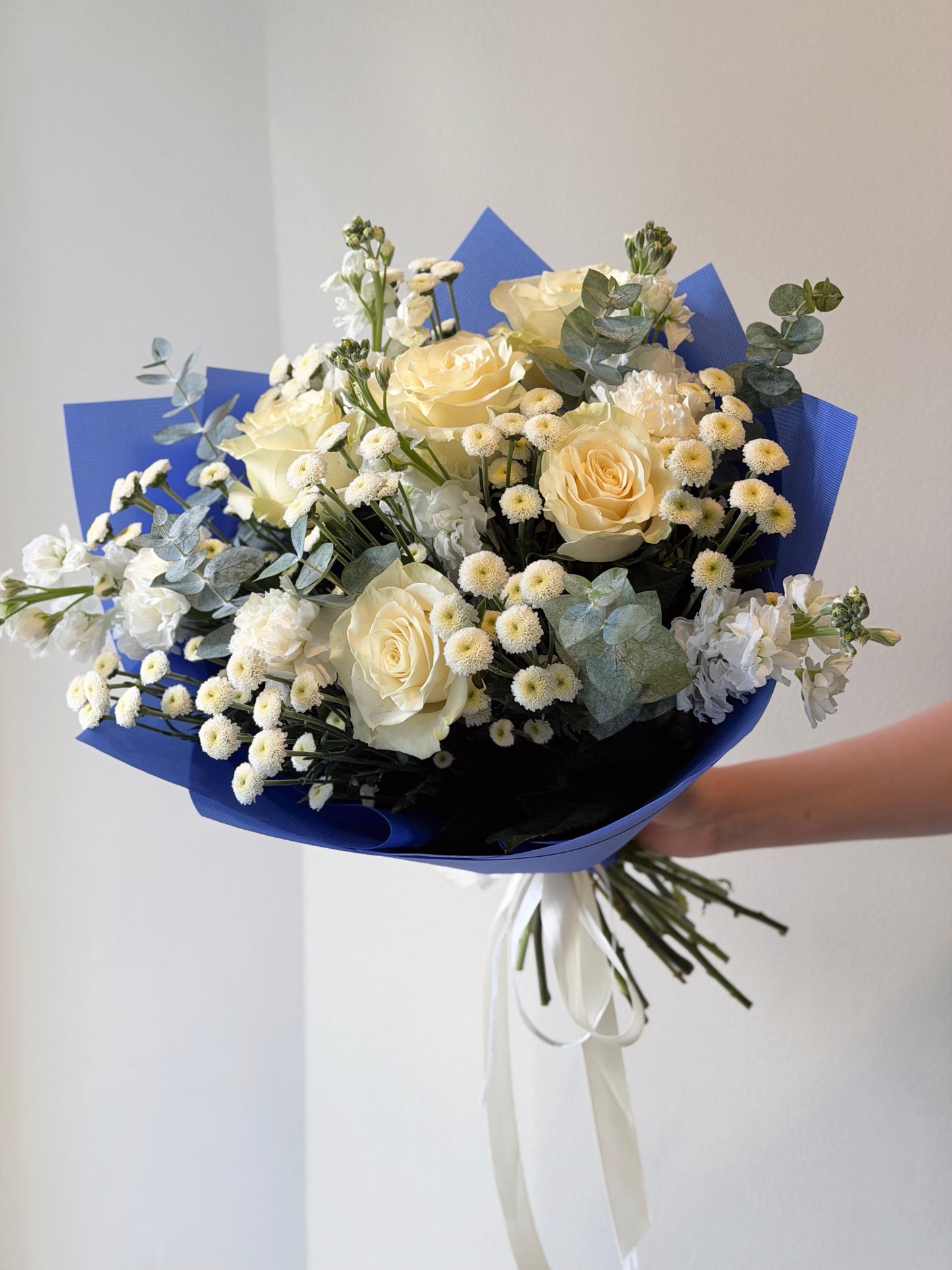 Wrapped White Bouquet
