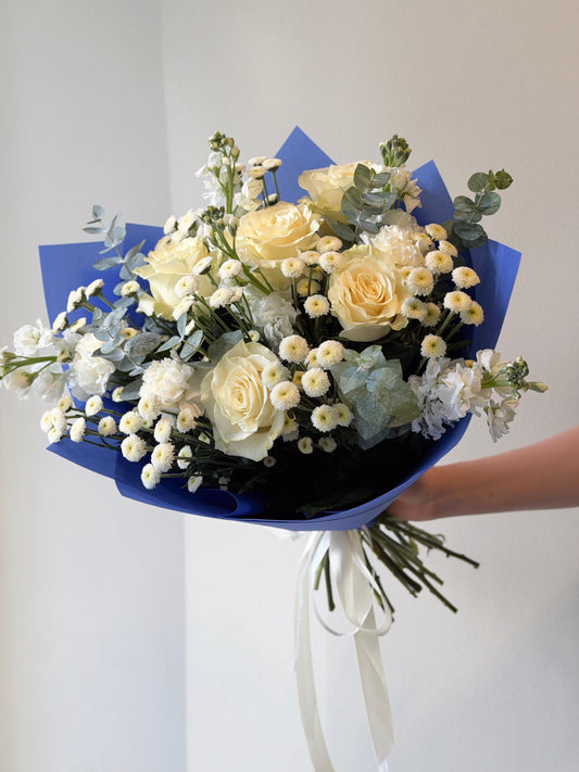 Wrapped White Bouquet