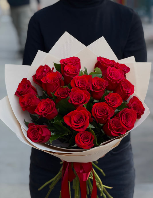 Two Dozen Red Roses – “Simply Red”