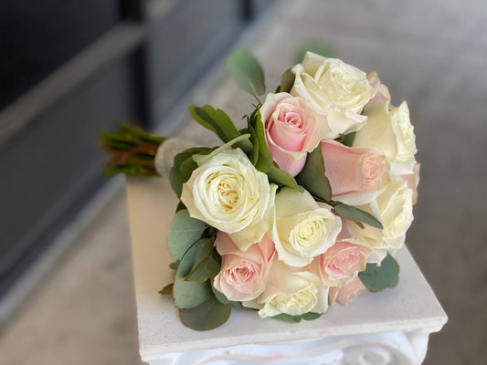 Blushing Ivory Wedding Bouquet