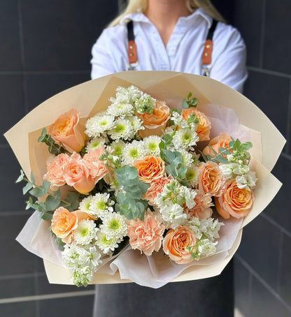 Whispering Peach Bouquet