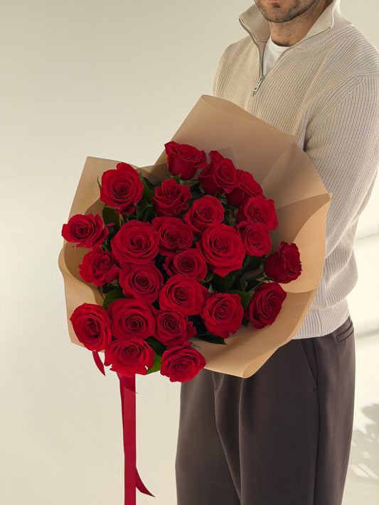 Two Dozen Red Roses – “Simply Red”