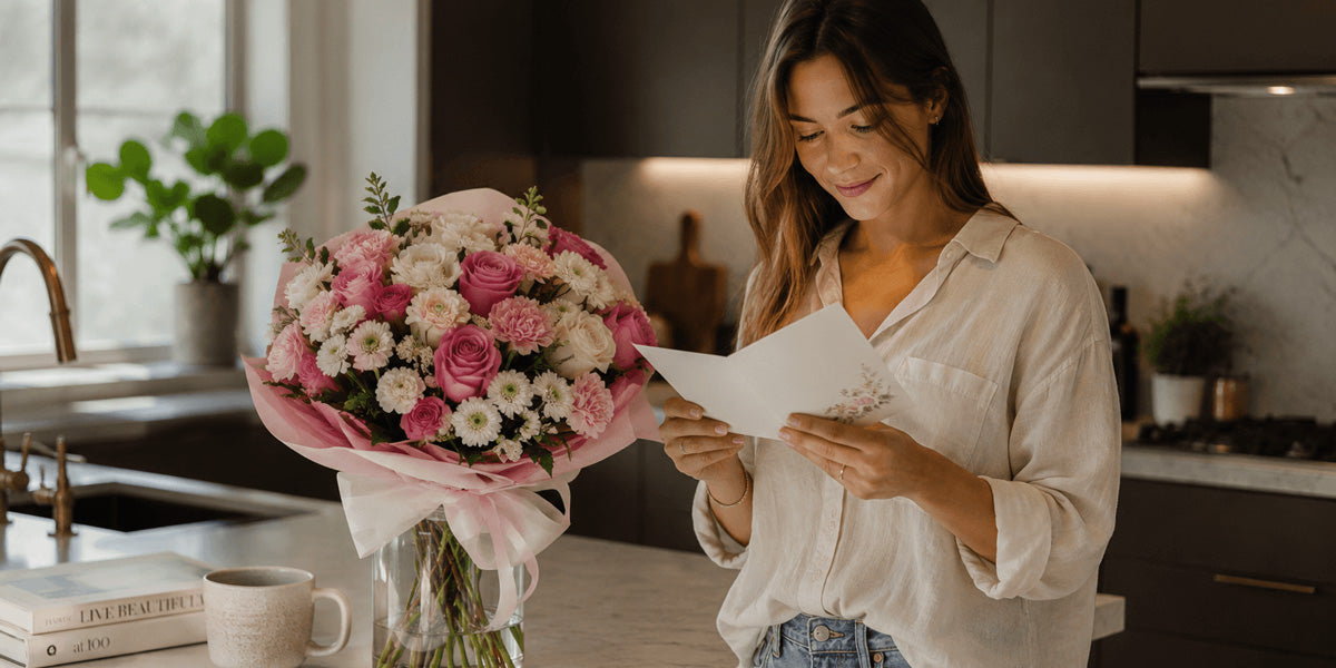 Seasonal flowers arranged by Luna Flowers Denver