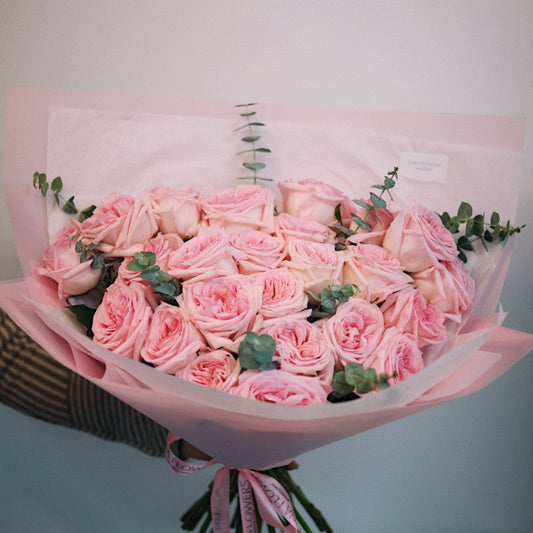 Two Dozen Pink O'Hara Roses